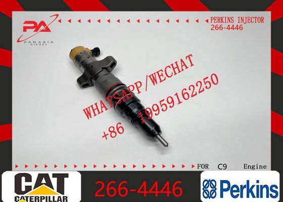 Good price Perkins original Perkins 266-4446 Fuel Injector Assembly Replacement for C9 C7 C6.4 Engine Truck Excavator 254-4330 258-8745 new injector original new injector online