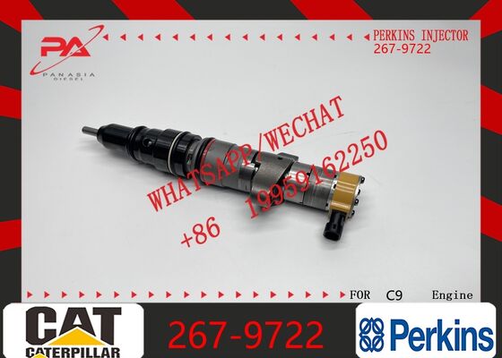قیمت خوب انژکتور سوخت دیزل اصلی پرکینز 267-9722 2679722 انژکتور ریل مشترک برای بیل مکانیکی کاترپیلار C9 C7 330D 336D قطعه انژکتور اصلی نو آنلاین