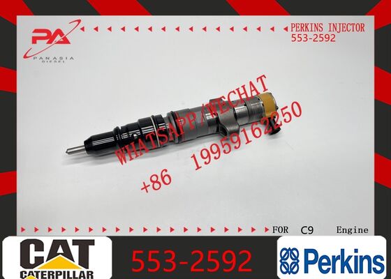 Good price Perkins original Perkins 553-2592 Fuel Injector Replacement for C9 3126 Engine Excavator Diesel Component new injector original new injector online