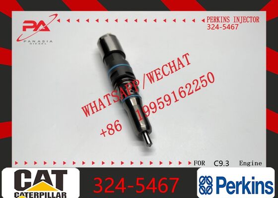Good price Perkins original Common Rail Diesel Fuel Injector  324-5467 456-3493 20R-5078 for C9.3 627H PM313 PM310 725 C725C2 Steel Auto Parts Replacement for OEM original new original new injector online