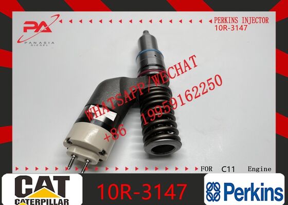 Good price Perkins original Perkins 10R-3147 Diesel Engine Fuel Injector Replacement for OEM C11 C13 Excavator 966H R1600H new injector original new injector online