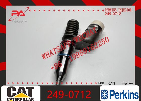 Good price Perkins original  249-0712 Fuel Injector 10R-1274 239-4908 249-0705 10R-7236 249-0707 for C9 Engine 966H Wheel Loader Replacement original new injector online