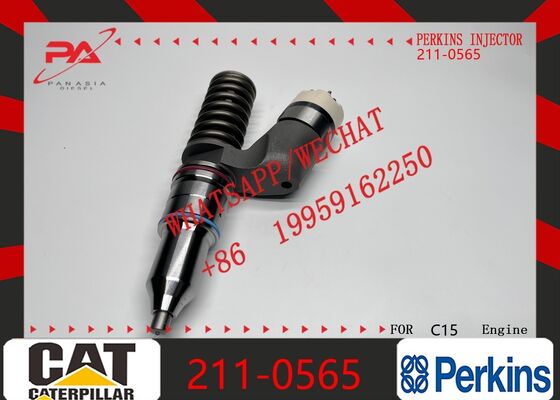 Buen precio Inyección de combustible diesel original de Perkins 211-0565 10R-8988 211-3028 10R-7228 conjunto de inyector de tren común para camión C15 C18 inyector original nuevo en línea