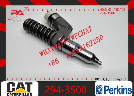 Buen precio Perkins original Perkins 294-3500 Conjunto de inyector de combustible de repuesto para maquinaria de construcción diésel C15 C18, inyector nuevo original en línea