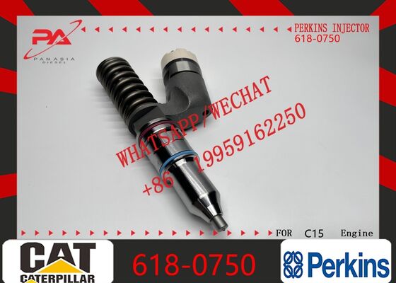 Хорошая цена Перкинс оригинальный 618-0750 топливный инжектор 374-0750 295-9085 365-8156 для C15 C18 C27 3406E двигатель строительная техника экскаватор грузовик автомобильный двигатель запасный оригинальный новый инжектор онлайн