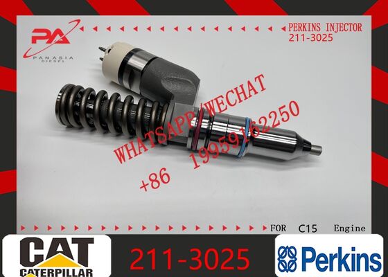 Prezzo buono Iniettore carburante Perkins originale 211-3025 10R-0955 254-4183 374-0750 10R-7231 Adatto per motore Perkins C-15, motore per camion, escavatore E329D iniettore originale nuovo in linea