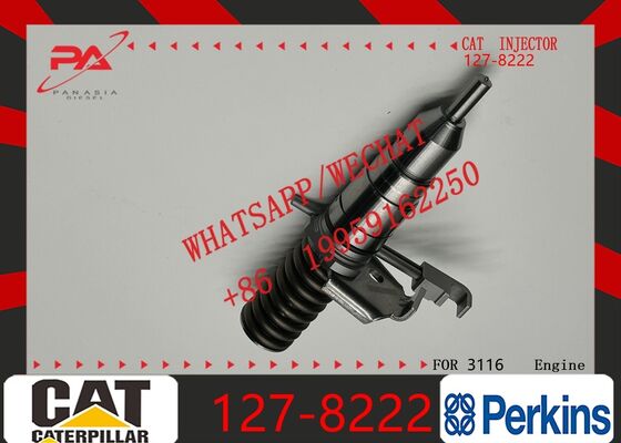 Giá tốt Caterpillar nguyên bản 127-8222 HP Fuel Diesel Injector cho động cơ CAT 3116 3114 3126 613C, Thay thế cho 0R-8463,phù hợp với thợ đào 322C 325B E320B Cross Reference 0R-3580 0R-8682 đầu tiên máy phun mới trực tuyến