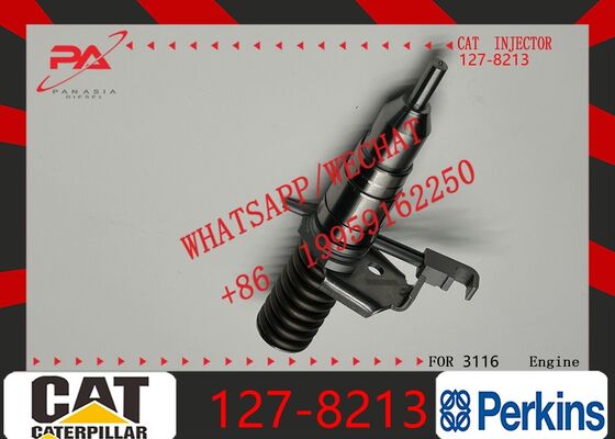 ราคาดี หัวฉีดน้ำมันเชื้อเพลิงดีเซล Common Rail ของ Caterpillar ของแท้ 127-8213 0R-8682 สำหรับ CAT 3114 3116 3126 535B 4P-2995, ใช้แทน OEM 0R-8473, เหมาะสำหรับรถขุด E320 E322 E325 รถสกีดเดอร์ หัวฉีดใหม่ของแท้ ออนไลน์