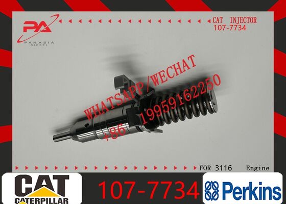 Bom preço Injetor de combustível Diesel Common Rail original da Caterpillar 107-7734 para Caterpillar CAT 200B 320B 322B 325B 446B Excavator Truck 3116 Série 10R-8996 Substituição para OEM 7E9585 7E9711 novo injetor original on-line