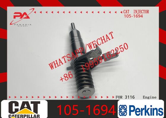 Harga bagus Caterpillar asli 105-1694 Mesin Diesel Mekanis Injektor bahan bakar 7E-6193 Penggantian untuk OEM 0R-8475 Kompatibel Untuk 3116 200B 320B 322B 325B 446B Truk Excavator asli injektor baru on line
