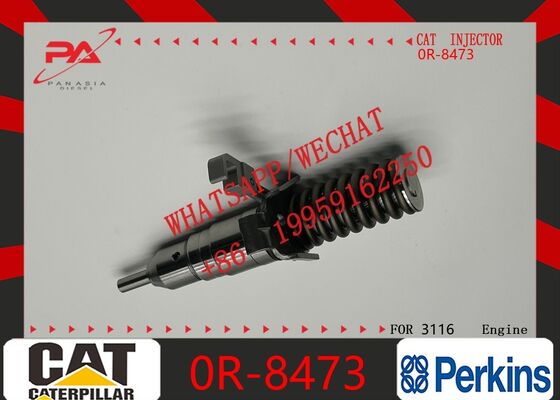 Harga bagus Caterpillar asli C3116 Mesin Diesel Injektor bahan bakar 0R-8473 Injektor bahan bakar mekanik Mesin konstruksi Bagian untuk roda Excavator Excavator Skidder Penggantian untuk OEM asli injektor baru on line