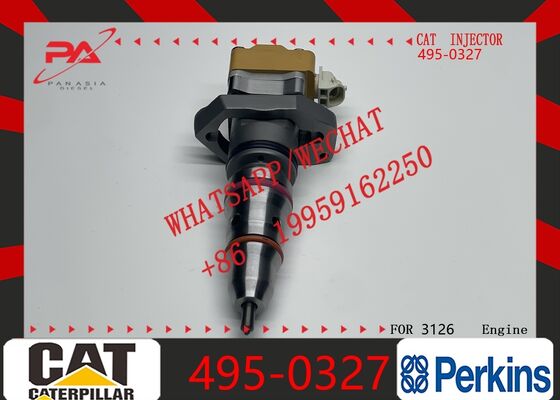 Harga bagus Rakitan Injektor Bahan Bakar Asli Caterpillar 495-0327 10R-0781 Untuk Mesin Konstruksi Industri & Suku Cadang Pengganti Mesin Diesel Seri 3126 injektor baru asli on line