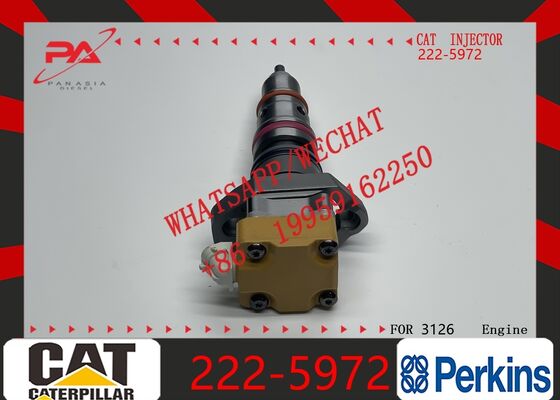 Harga bagus Nozel Injektor Diesel Asli Caterpillar, Suku Cadang Injektor Rel Umum untuk Excavator 222-5972 0R-9350 untuk 3126B 3126E 10R-9239 Pengganti untuk OEM 10R-1306 injektor baru asli on line
