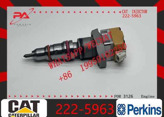 Harga bagus Caterpillar Original Diesel Common Rail Fuel Injector 222-5963 10R-1262 Cross Reference 10R-0781 untuk Caterpillar 3126 3126B 3126E Excavator, Penggantian untuk 0R-9348 Injector baru asli on line