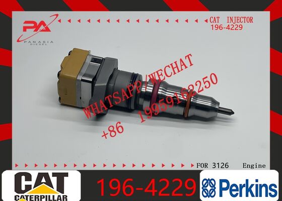 Harga bagus Caterpillar asli Untuk Seri Mesin Diesel Stainless Steel Diesel Fuel Injector Assembly 196-4229, Penggantian untuk OEM 10R-0782, High Quality Aftermarket Parts asli injektor baru on line
