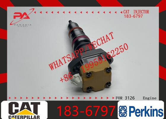 Bom preço Injetor de combustível diesel original Caterpillar 183-6797 10R-1306 para motores Caterpillar e C7, substituição compatível com 0R-9348, referência cruzada inclui 10R-9239 como correspondente ao novo injetor original on-line