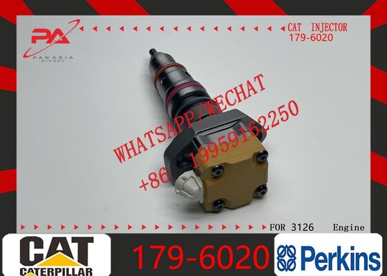 Harga bagus Caterpillar asli 179-6020 Fuel Injector Untuk CAT 3412, 3408, 3412E Mesin Konstruksi, Penggantian untuk OEM 0R-9348, Bagian Rujuk silang Nomor 20R-4148 asli injektor baru on line