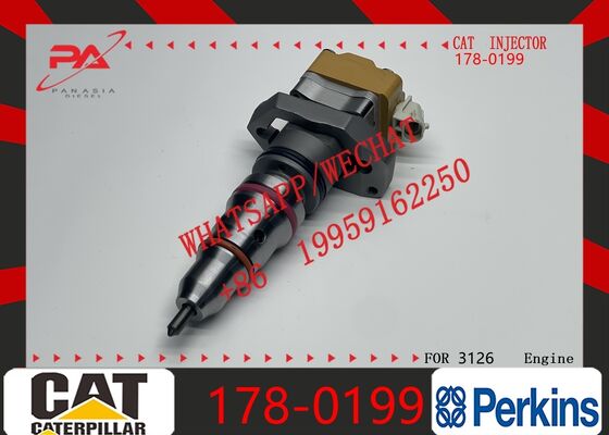 Harga bagus Caterpillar Original Engine Fuel Injector 178-0199 untuk Caterpillar 3126B 3126 3126E, Penggantian untuk OEM 10R-0782, Rujukan silang 10R-9237, Fits E322C E325C Diesel Engine Bagian Injektor baru asli on line