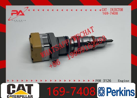 Harga bagus Injektor Bahan Bakar Mesin Diesel Caterpillar Asli 20R-0760 untuk Mesin 3408 3412, 169-7408, Referensi Silang 20R-5392, Suku Cadang Pengganti yang Kompatibel untuk Injektor Baru Asli Mesin Konstruksi on line