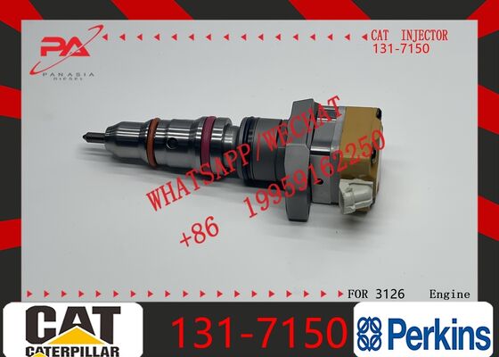 Harga bagus Caterpillar asli 131-7150 Fuel Injector Aftermarket Excavator Parts for Diesel Engine 3126 3126B Penggantian untuk OEM 0R-9349, Referensi silang termasuk 10R-9238 20R-0849 injektor baru asli on line