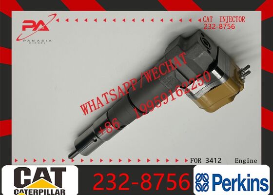 سعر جيد Caterpillar الأصلي 232-8756 محرك الديزل حقن الوقود لCaterpillar CAT 3412 3408, استبدال لOEM 0R-9348, HP عامة السكك الحديدية حقن الوقود استبدال فوهة الجزء الأصلي حقن جديد متصل