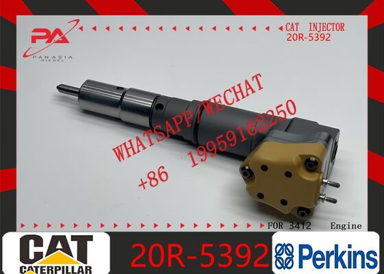 Harga bagus Suku cadang pengganti yang kompatibel dengan injektor bahan bakar HP Caterpillar asli 20R-5392 untuk mesin 3412E, cocok untuk mesin diesel 3142E, injektor baru asli penjualan langsung pabrik 10R-1265 10R-9238 0R-9349 on line