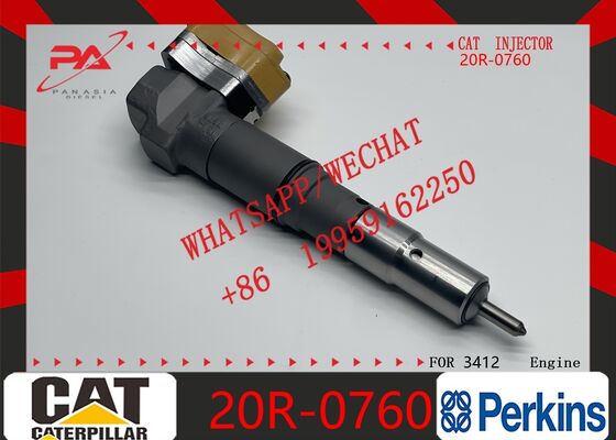 Bom preço Caterpillar Original Excavator Parts Injector de combustível para motor C3412, 20R-0760 Parte de substituição,Compatível com D9R D9N Máquinas de Construção Excavadora Ferramentas de Reparo Diesel Peças originais novo injetor on-line