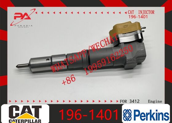 Harga bagus Injektor Bahan Bakar Mesin Diesel Caterpillar Asli 196-1401 10R-1266, Pengganti Common Rail Tekanan Tinggi untuk Mesin Diesel 3126B 3512B, cocok untuk truk komersial D5N D6N injektor asli baru on line