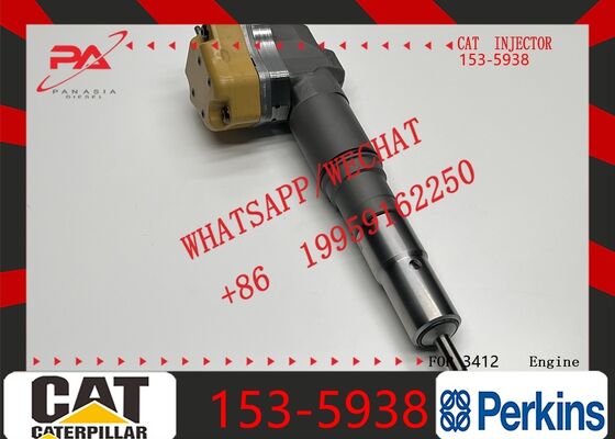 Goede prijs Caterpillar originele Common Rail brandstofinjector assemblage voor 3412 Dieselmotor, 153-5938 20R-4148, vervanging voor OEM 20R-0758 voor bouwmachines originele nieuwe injector online