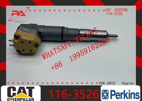 ราคาดี หัวฉีดน้ำมันเชื้อเพลิงดีเซลคอมมอนเรลของแท้ Caterpillar 116-3526 0R-8786 อ้างอิงข้าม 20R-4148 สำหรับรถขุดรถบรรทุก CAT 3412 3412E อะไหล่ทดแทนสำหรับหัวฉีดของแท้ใหม่ OEM 20R-0760 ออนไลน์