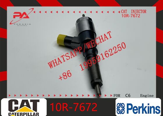 Goede prijs Caterpillar original Common Rail Diesel Fuel Injector 10R-7672, Cross Reference 10R-7671, Fits 320D C4.4 C6.6 Engines, Excavator Application, Replacement for OEM 320-0677 original new injector online
