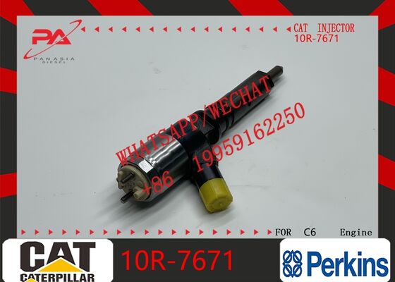 Goede prijs Caterpillar original C4.4 C6.6 Engine Fuel Injector 10R-7671 for CAT Excavator Parts, Cross Reference 320-0690, Application for E320D 323D, Replacement for OEM 320-0677, 320-0680 original new injector online